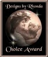 Designs by Rhonda Choice Award - October 1999