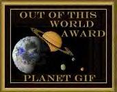 Out of This World Award - August 2000