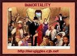 Immortality Fan Site Award - August 2000