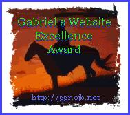 Gabriel's Website Excellence Award - October 2000