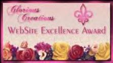 Glorious Creations Excellence Award - June 1999