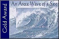 Arete Wave of a Site Gold Award - May 2001