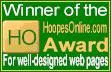 HoopesOnline Web Design Winner - January 2001
