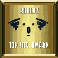 Koala's Top Site Award - February 2001